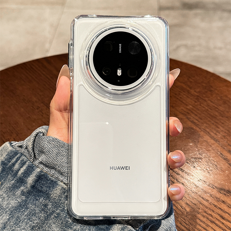 适用于华为mate70pro透明太空壳