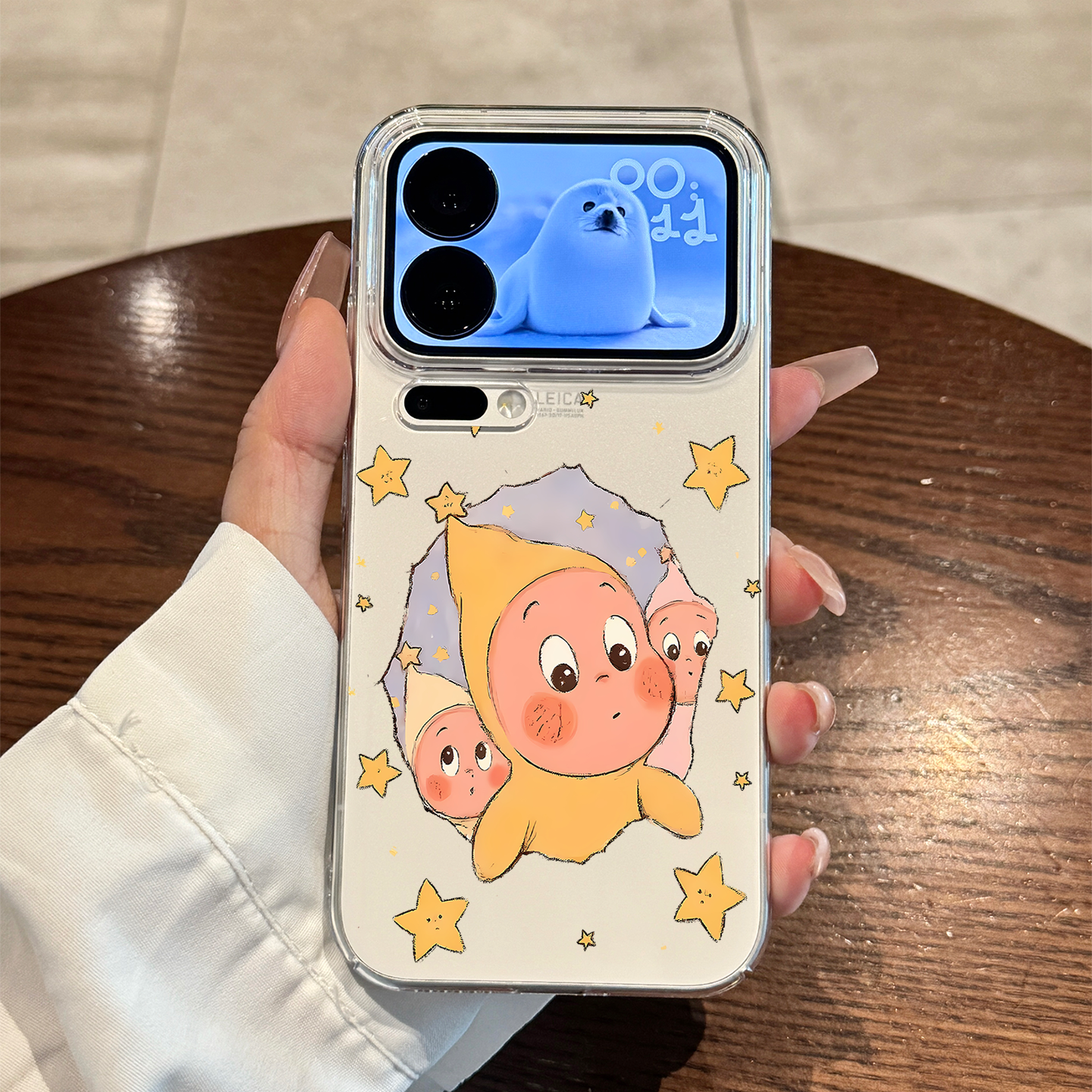 适用于小米17系列外壳卡通星星人