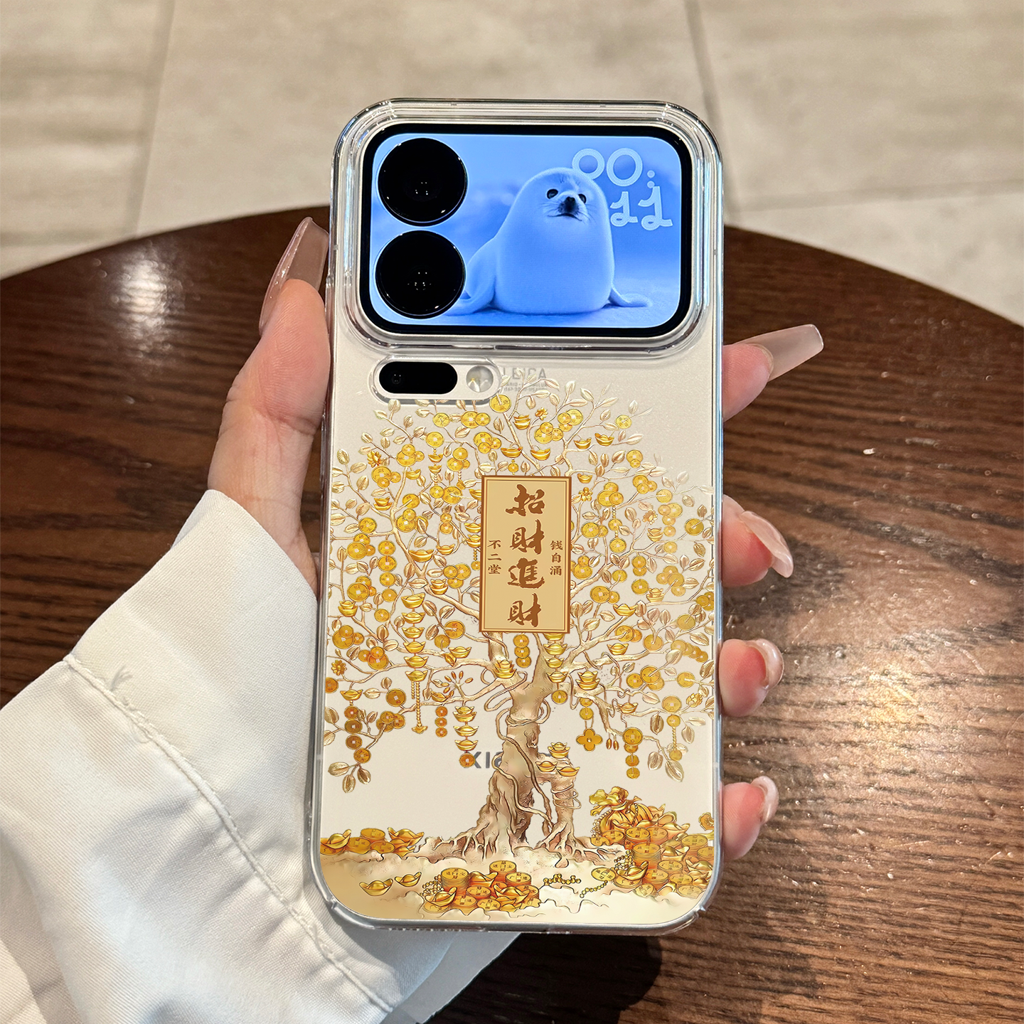 适用小米17promax手机壳新款全包防摔Xiaomi17pro高级感招财树小众17超薄透明保护套17pro创意个性男女款网红