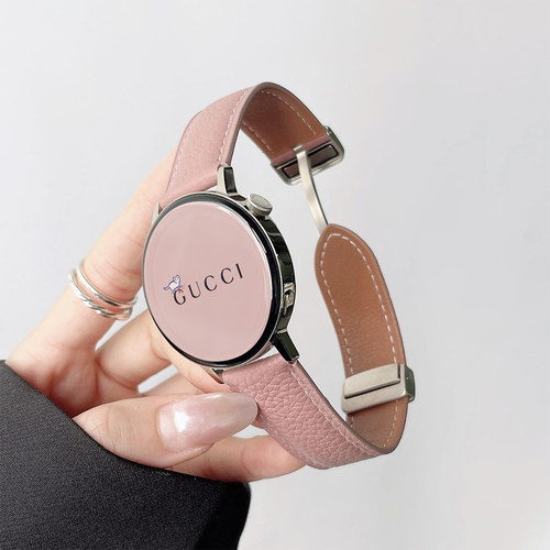 senbo/圣铂真皮皮质磁吸扣表带