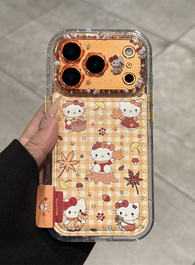 适用苹果17promax手机壳新款hellokitty猫iphone17高级感17pro秋冬16全包防摔15硅胶pm小众14女款13卡通网红