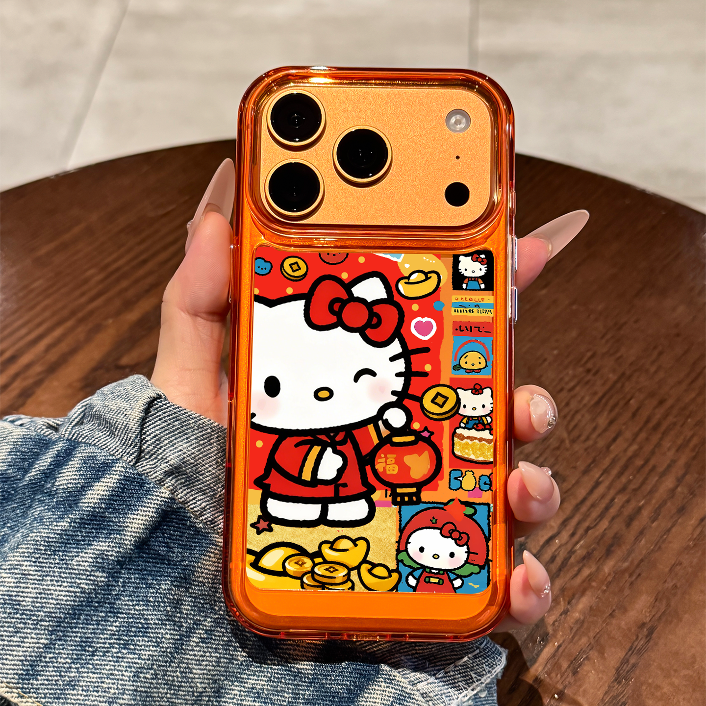 适用苹果17promax新年福kt猫