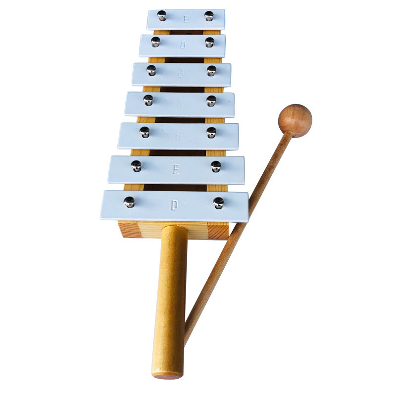 奥尔夫天地Orffworld/手柄7音琴 金属七音敲琴 幼儿园音乐启蒙