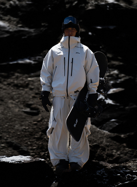 SILVERARC 滑雪服套装男款情侣单板美式宽松防水保暖滑雪衣裤女款