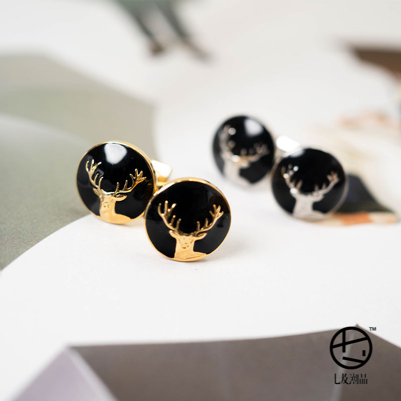 特价!七哥MrLu推荐skultuna瑞典皇家袖扣 北极星婚礼送男朋友礼物