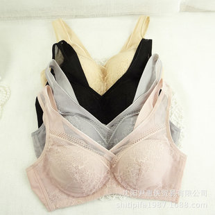 大码文胸薄款聚拢无钢圈超薄性感美背背心式收副乳胖mm内衣