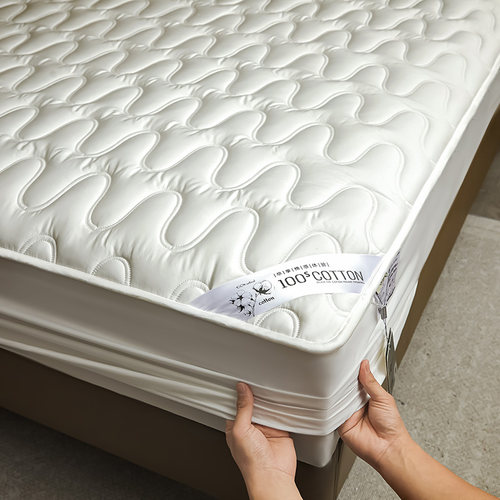 A类100支全棉床笠纯棉床罩加厚夹棉床垫保护罩床套2025新款四季款