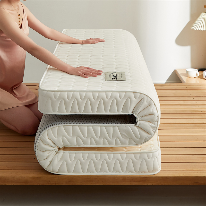 A类乳胶床垫遮盖物软垫家用双人榻榻米垫子学生宿舍单人