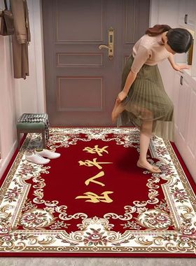 加厚地垫门口地垫入户门走廊垫进门口地毯玄关脚垫防滑地垫可定制