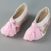 千层底内增高小牡丹戏曲绣花鞋 演出表演花旦越剧 千雨和依古风古装