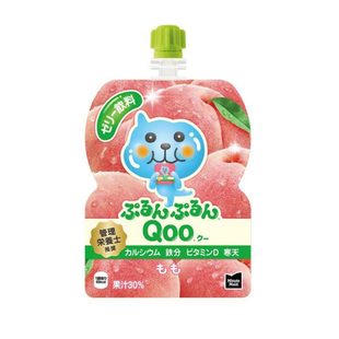 日本直邮 Minute Maid 果味鲜美袋装果冻 水蜜桃 葡萄柑橘味