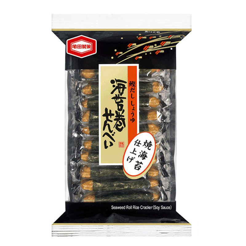 龟田制果花生海苔卷仙贝4袋入85gd 新加坡 日本代购直邮 Hommi