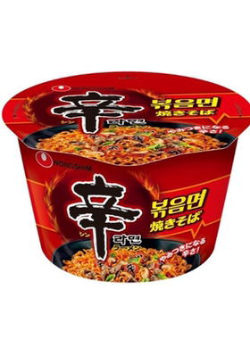 日本进口 农心 旨激辛拉面浓辣味韩式速食方便面65g 泡面代餐零食