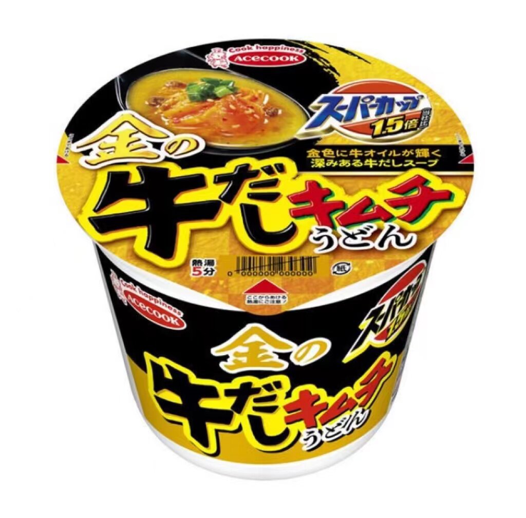 日本进口 Acecook 1.5倍明太子麻辣泡菜拉面速食泡面方便面 整箱