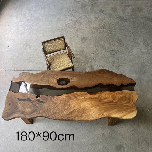 环氧树脂河流桌茶几创意个性小户型客厅家用简约现代轻奢桌子
