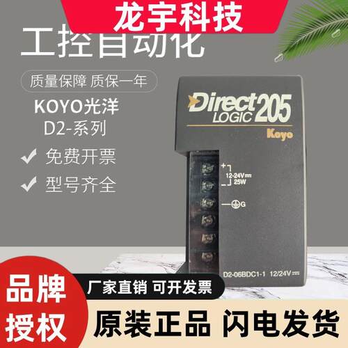 原装光洋PLC控制器D2-06BDC1/09B/263 CTRINT 16TD1/16ND3/FILL