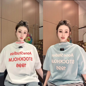 都市美式字母短袖T恤男亲肤透气