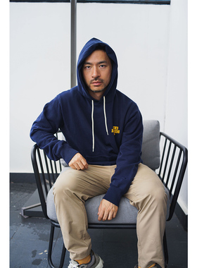 Pro Selection ・日本原单Brook Br**hers 印花字母连帽卫衣