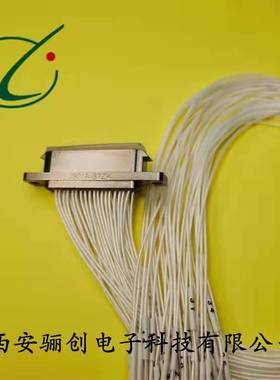 矩形连接器J30JA-37ZK-30CM  37芯压接带线插座接插件骊创现货