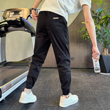 2026春季洗水棉休闲裤男宽松百搭束脚长裤拼接运动裤1001B170P58，女装休闲裤，星座1001