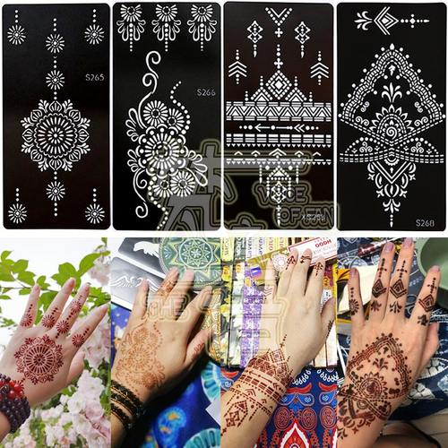 梵之语印度海娜纹身stencils手部