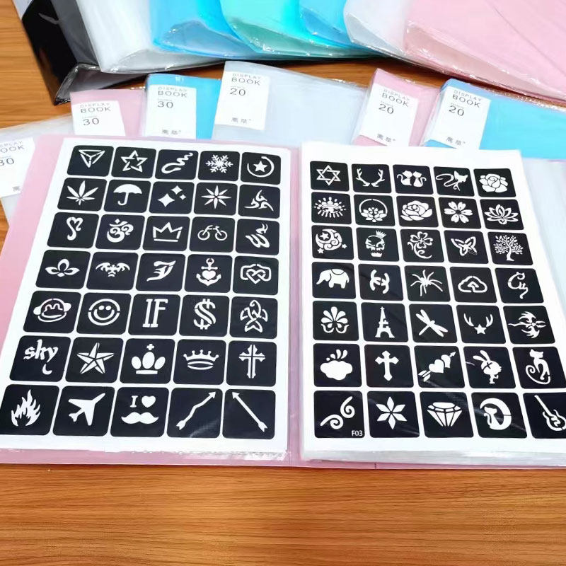 梵之语夏天时尚流行小图2000张纹身模板自选组合套装册子男女通用