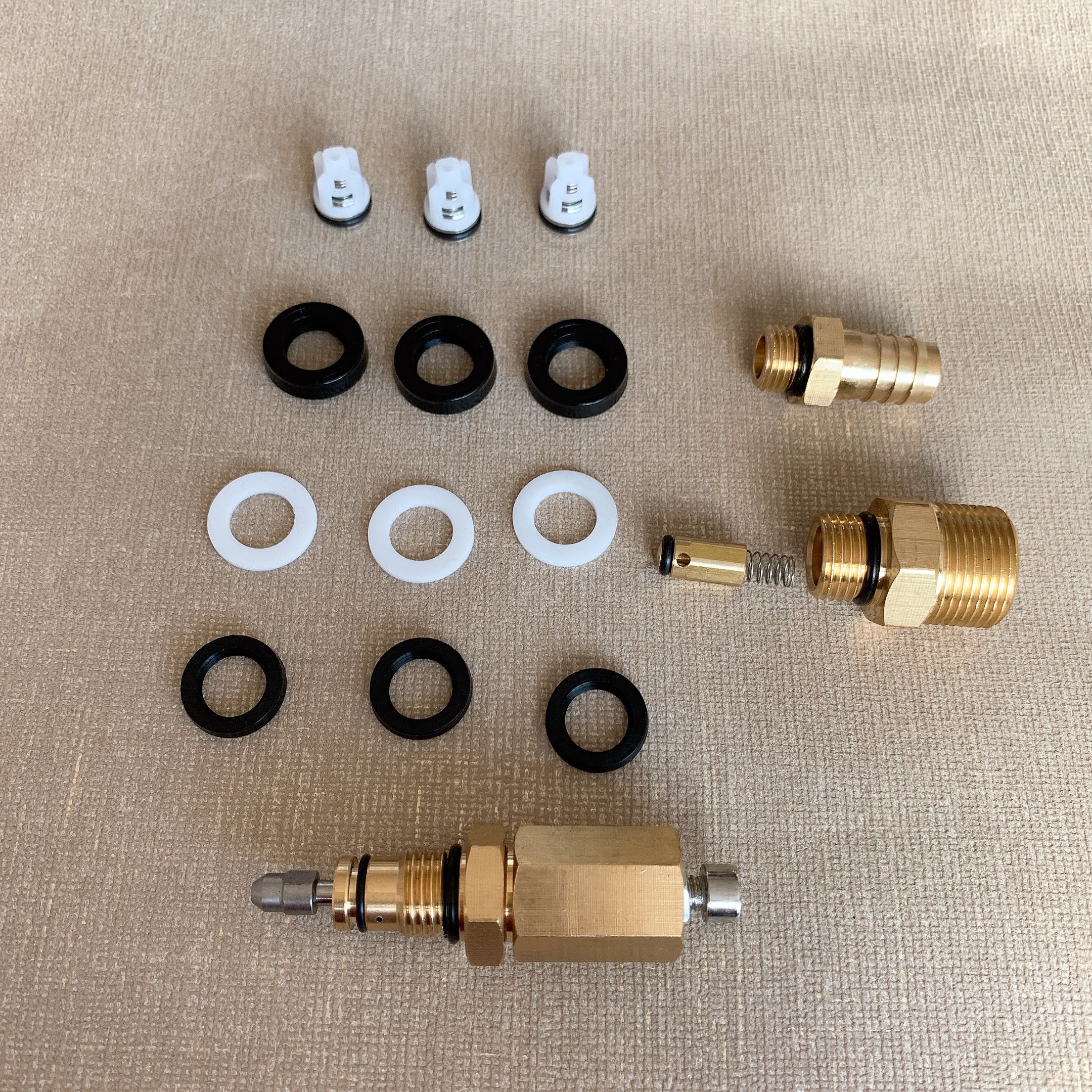 踏鲨MT18 20清洗机汇业M2洗车机泵头配件修理包调压阀水封接头