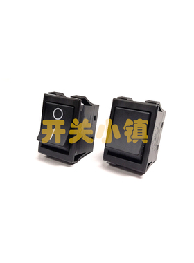 NKK日本日开进口船型开关JW-L11 2脚2档 黑色翘板开关 23X32 16A