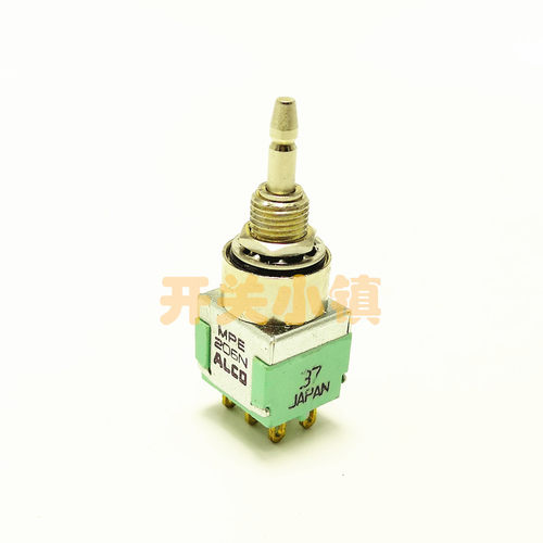 ALCOSWITCH美国原装进口12MM按钮开关 MPE-206N 防水按键 6脚镀金