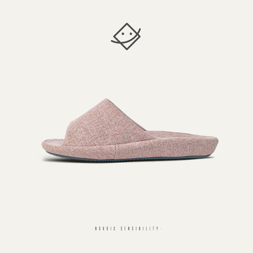 新品四季开口棉麻静音拖鞋