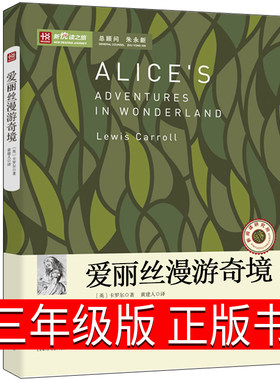 爱丽丝漫游奇境记正版书三年级卡罗尔著爱丽丝梦游仙境书爱丽丝没有奇境四年级小学生课外阅读长春江苏中国文联出版社非注音版