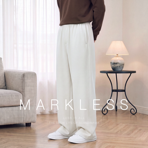 Markless莫代尔男士垂感裤长裤子