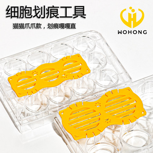 WHB细胞划痕工具可配套6孔12孔24孔板使用适配200ul枪头独立包装