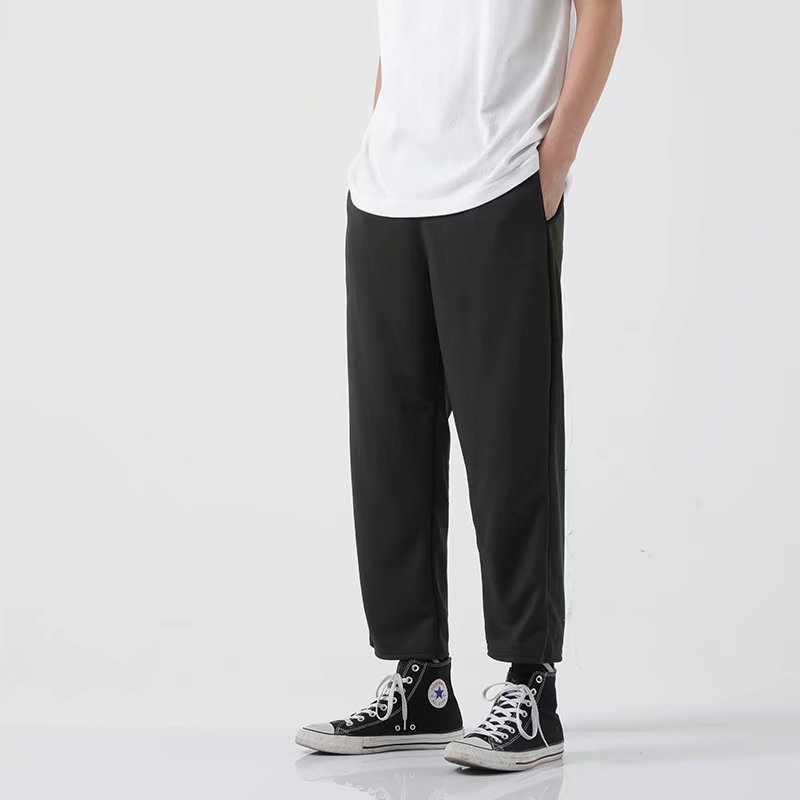 垂坠感百搭宽松直筒休闲长裤