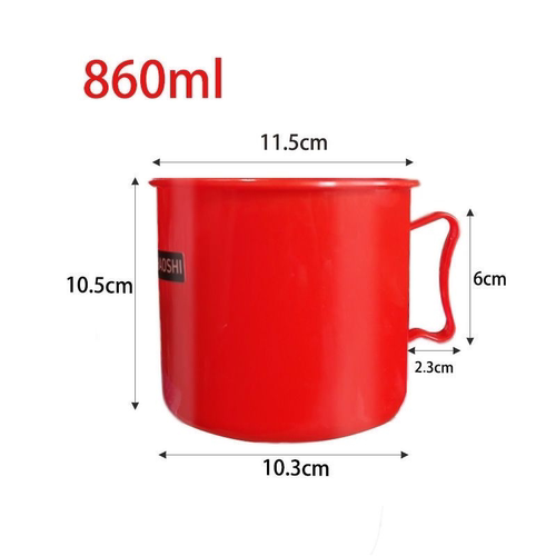 口杯塑料水杯学生洗漱颜料工厂特大手柄漱口杯调色杯子无盖刷牙