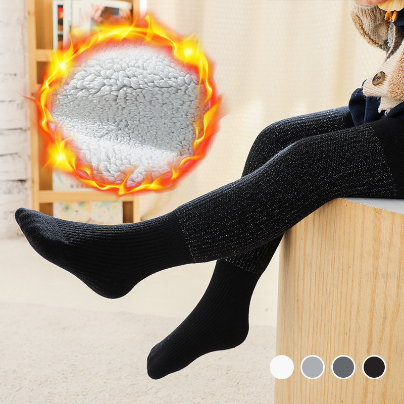 冬季加绒加厚儿童打底裤韩版亮晶晶女童裤袜无骨加档大屁屁连裤袜