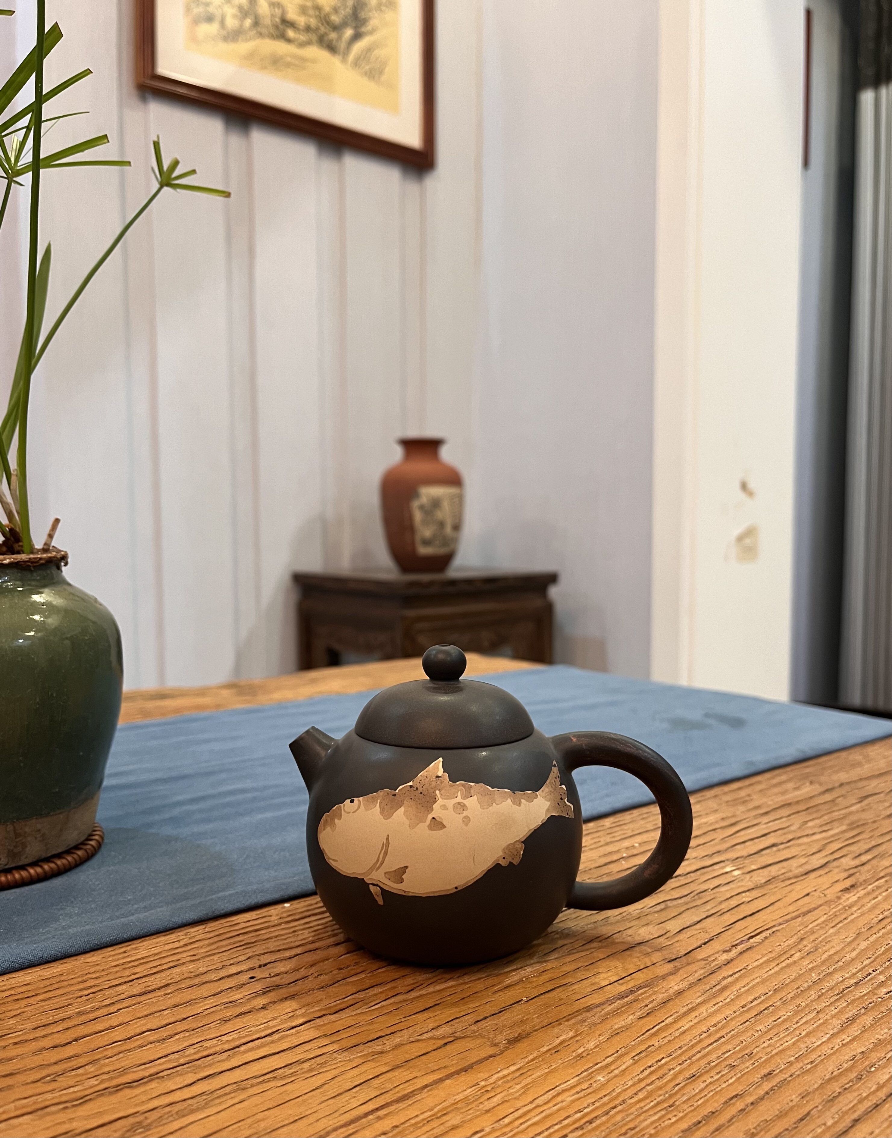 云南建水紫陶茶壶三金老师纯手工制作西施壶