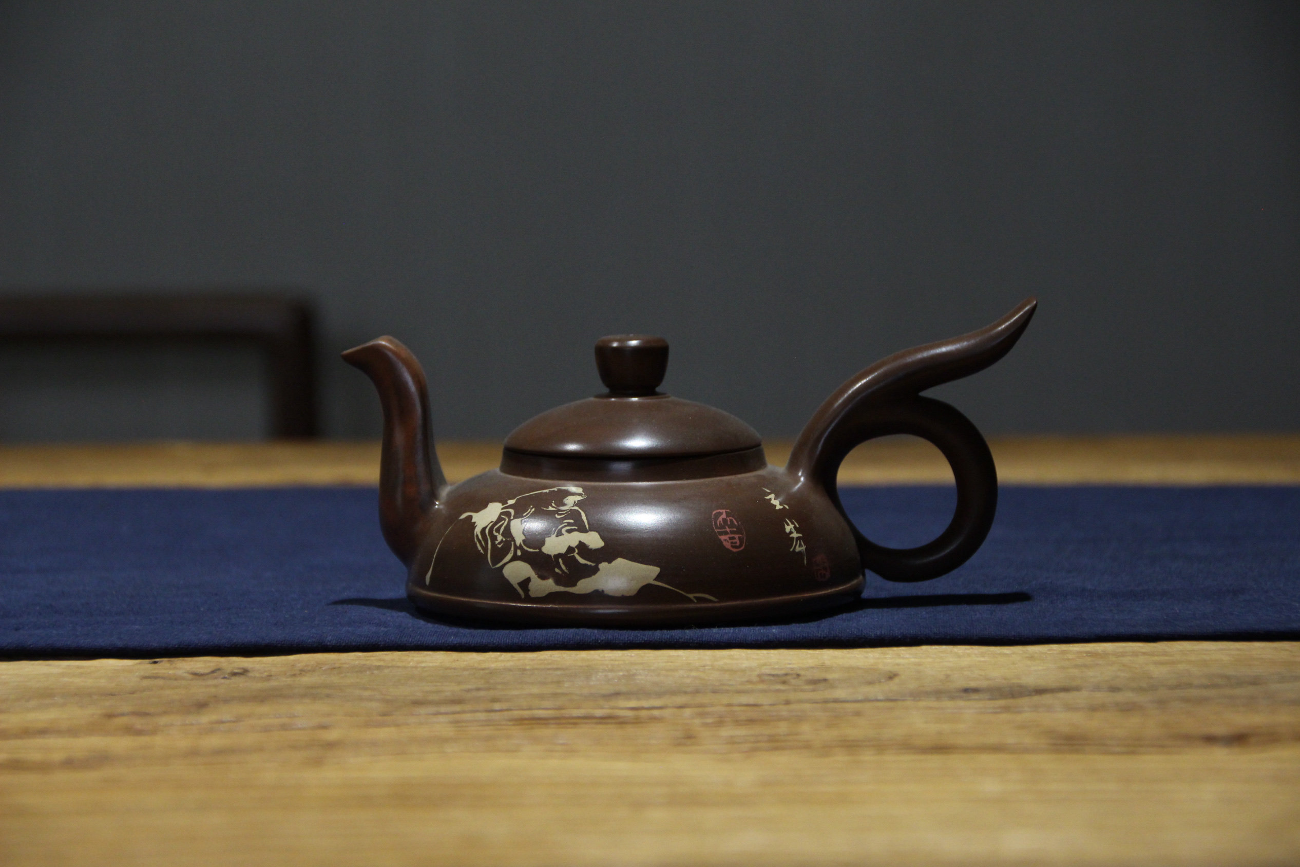 云南建水紫陶茶壶朱玄峰 书法名家杨平秋老师作品