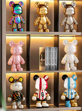 暴力熊大号手办摆件客厅轻奢高档电视酒柜展示柜装饰品高级感小众