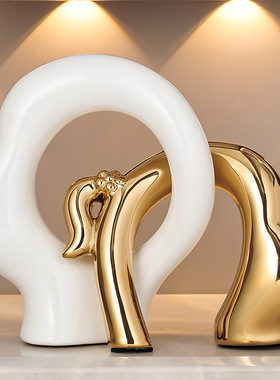 暖居摆件轻奢高档家居客厅电视柜酒柜直播间装饰品结婚礼物送新人