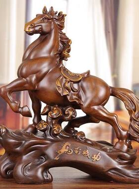 马到成功马摆件一对招财老板办公室桌玄关客厅酒柜装饰品乔迁礼品