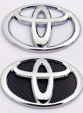 适用于丰田前后车标凯美瑞皇冠锐志花冠威驰卡罗拉方向盘车标志贴