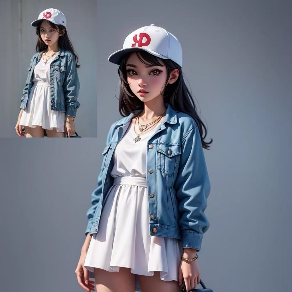 A0054 炸 牛仔马甲（0262412213）
