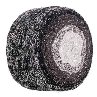 diy渐变星河蛋糕线手工编织棒针线长段染中粗批肩外套包包花式线