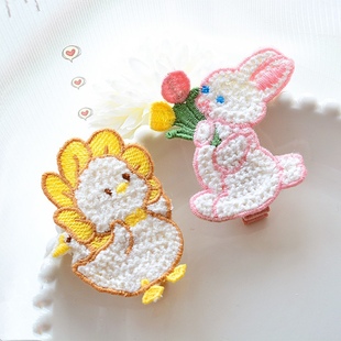 儿童可爱小动物发夹宝宝不伤发发卡时尚百搭聚会饰品女童发饰头饰