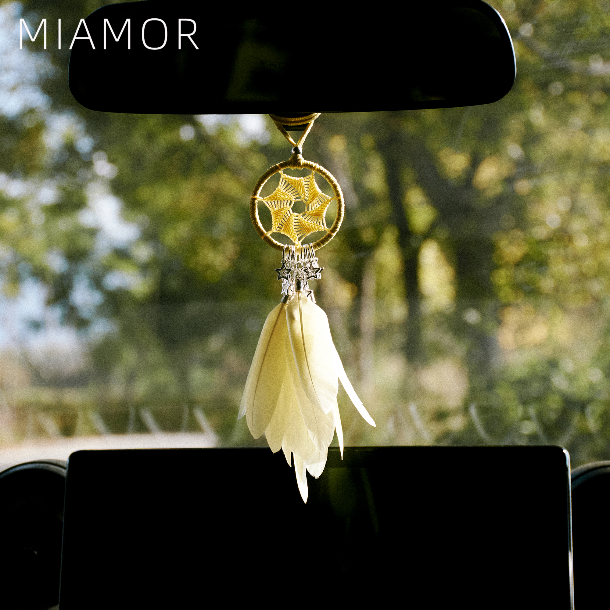 MIAMOR纯手工原创设计捕梦网车挂