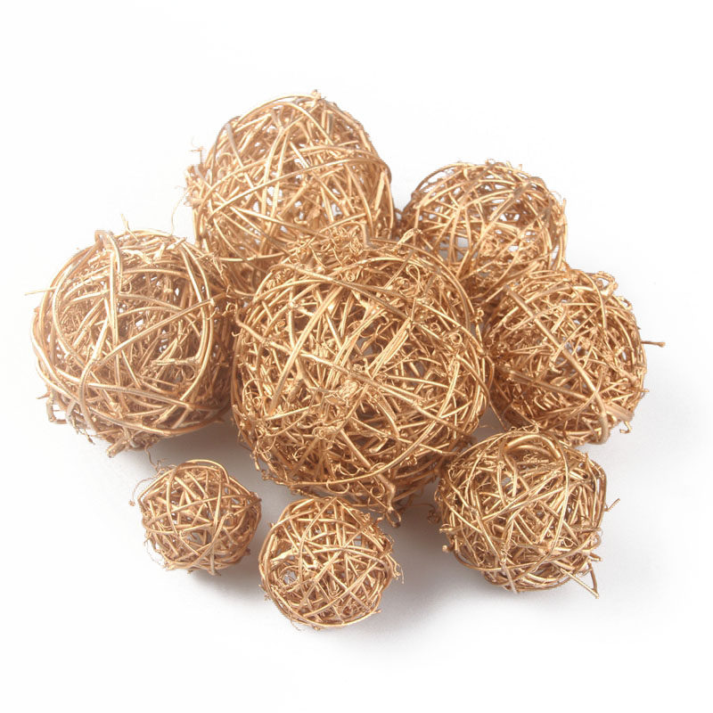 金色天然干枝花篮插花黄金藤球  圣诞节圣诞树装饰土茯藤彩球藤球,鲜花速递/花卉仿真/绿植园艺,仿真绿植,淘宝优惠券,粉丝福利购,淘宝优惠卷