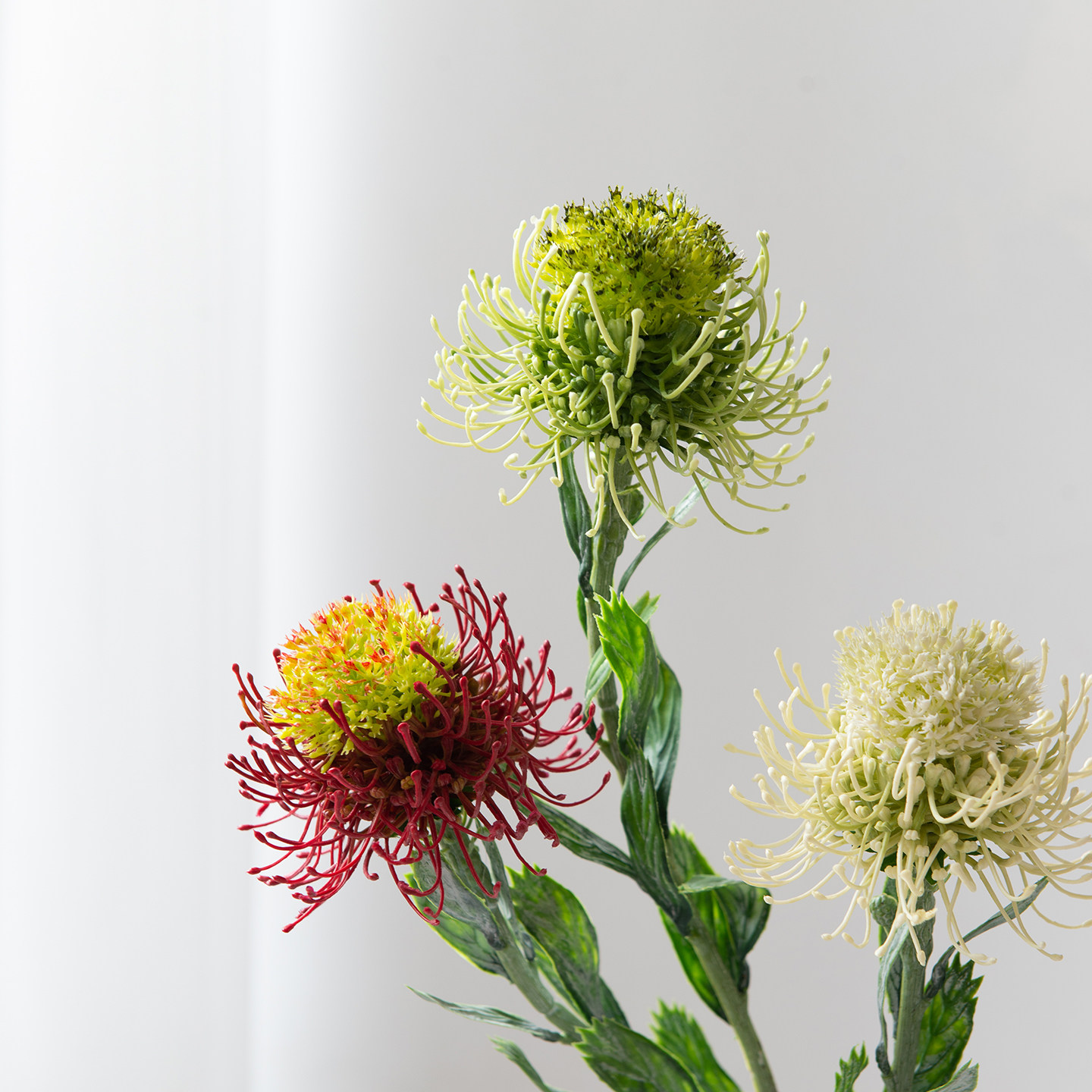 仿真花烟花针垫花球菊家居装饰花艺婚庆布置假花摄影道具批发