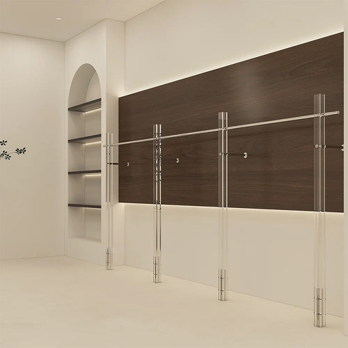 亚克力服装店展示架上墙陈列架