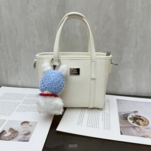 简约百搭小清新菜篮子手提包2026新款时尚休闲单肩斜挎包水桶包女